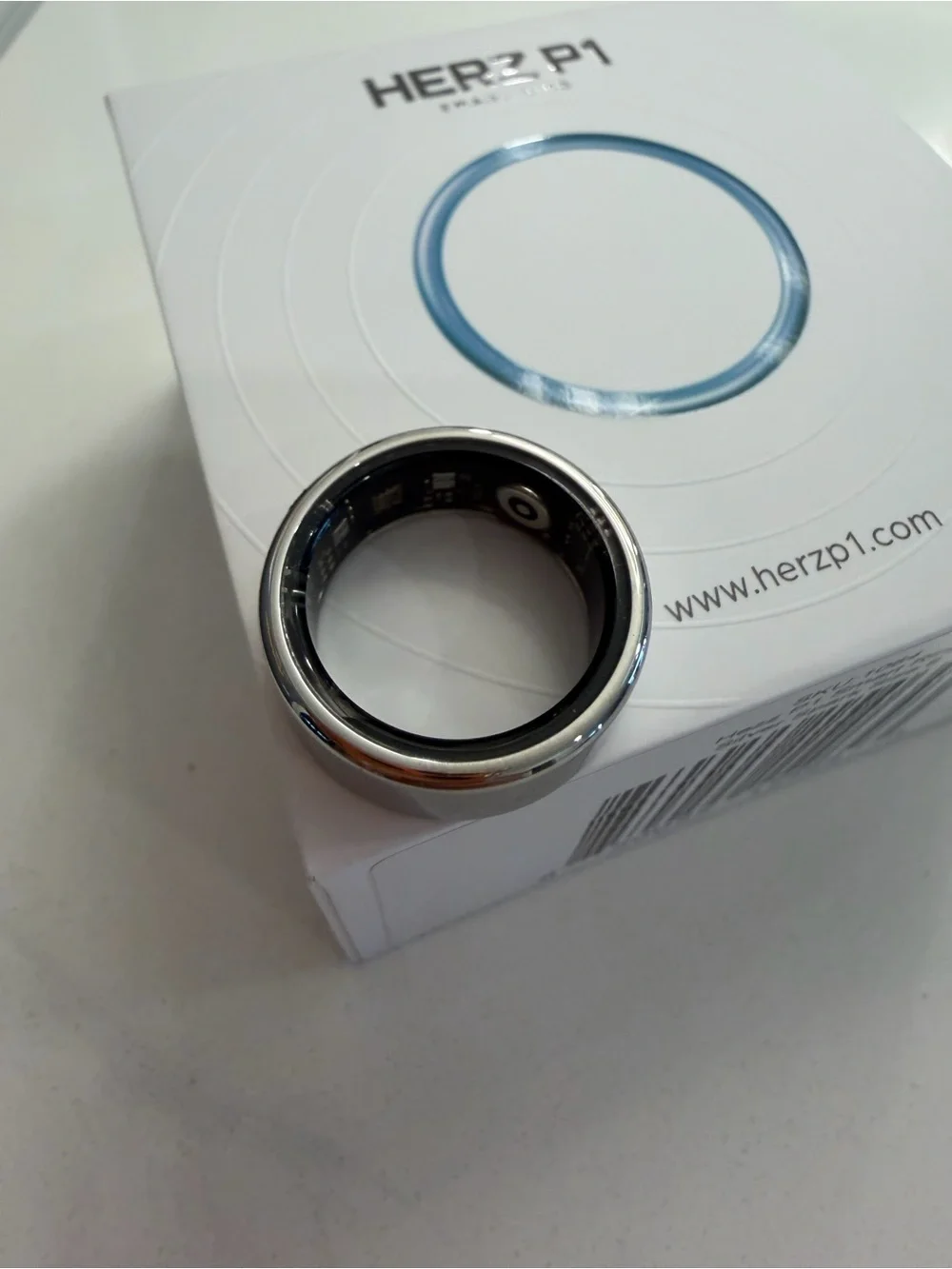 HERZ P1 Smart Ring - Silver